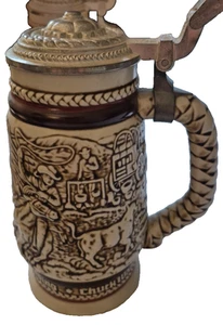 1980 Avon Beer Stein Mug #495480 Western Round-up Cowboy Stein With Original Box - Picture 1 of 7