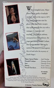 VTG 1992 Death Magic AUTOGRAPHED By Paul Clinco B-Movie Horror VHS Cult Classic - Picture 1 of 12