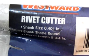 Westward Rivet Cutter - 4MHE8A - Chisel - 5.75" Length - Shank Size 0.401" - Picture 1 of 3