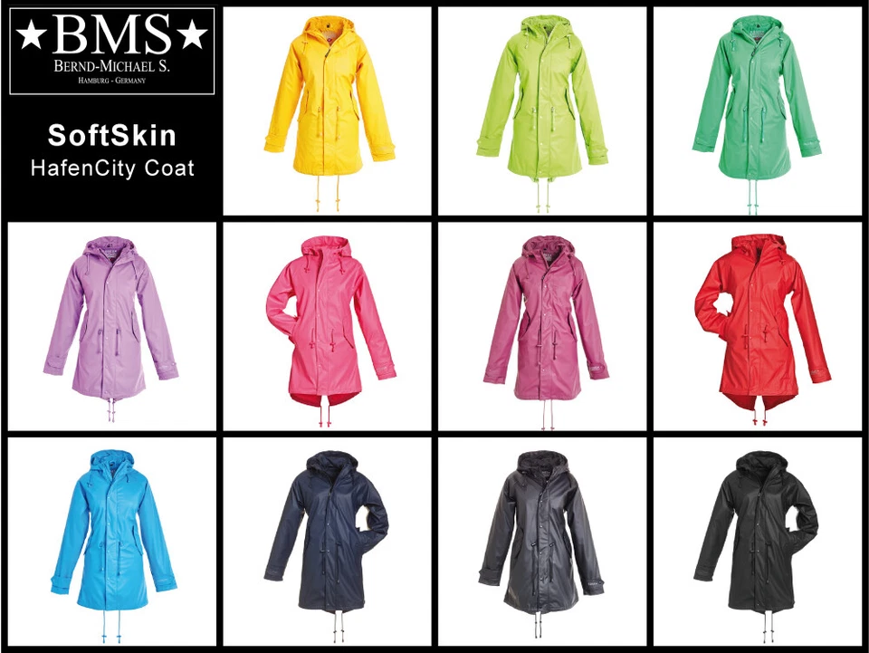 Kurzmantel HafenCity Coat - SoftSkin uni – Funktionsmantel in chic - Bild 1 von 1