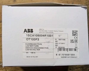 OT100F3 ABB 1SCA10504R1001 switch - Picture 1 of 3