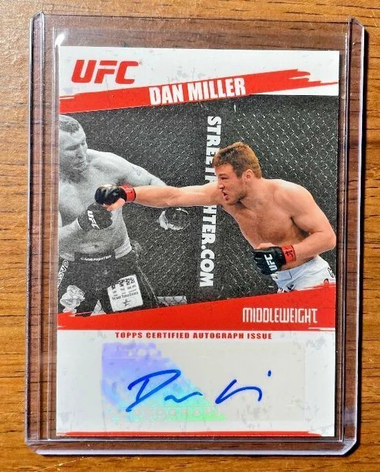 2009 Topps UFC Dan Miller Rookie Autograph Fighter #FA-BM - Image 1 of 2