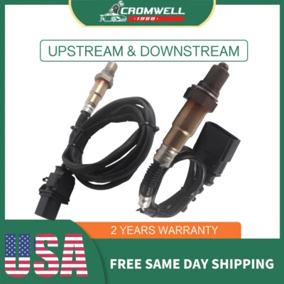 2PCS O2 Lambda Oxygen Sensors Upstream & Downstream For Volkswagen Beetle 09-10 - Image 1 of 4