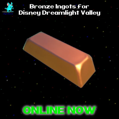 42 x Stacks of 99 Bronze Ingots Bars for Disney Dreamlight Valley ❇️ ONLINE ❇️ - Image 1 of 2