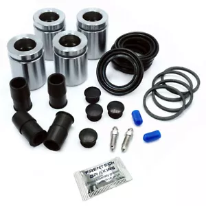 2x Front Brake Caliper Repair Kits & Pistons For VW Golf MK4 R32 (Twin Piston) - Picture 1 of 8