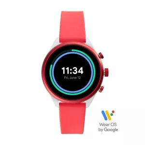 Fossil Women's Digital Wristwatch smart Display and Silicone Strap, FTW6027 - Picture 1 of 7