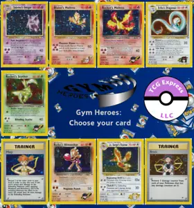 2000 Pokémon TCG - Gym Heroes Unlimited: Choose your Card(s) - NM/LP - Picture 1 of 113