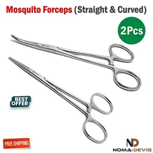 Surgical Mosquito Clamp Hemostat Locking Forceps Micro Serrated Tips BEADEN® - Picture 1 of 5
