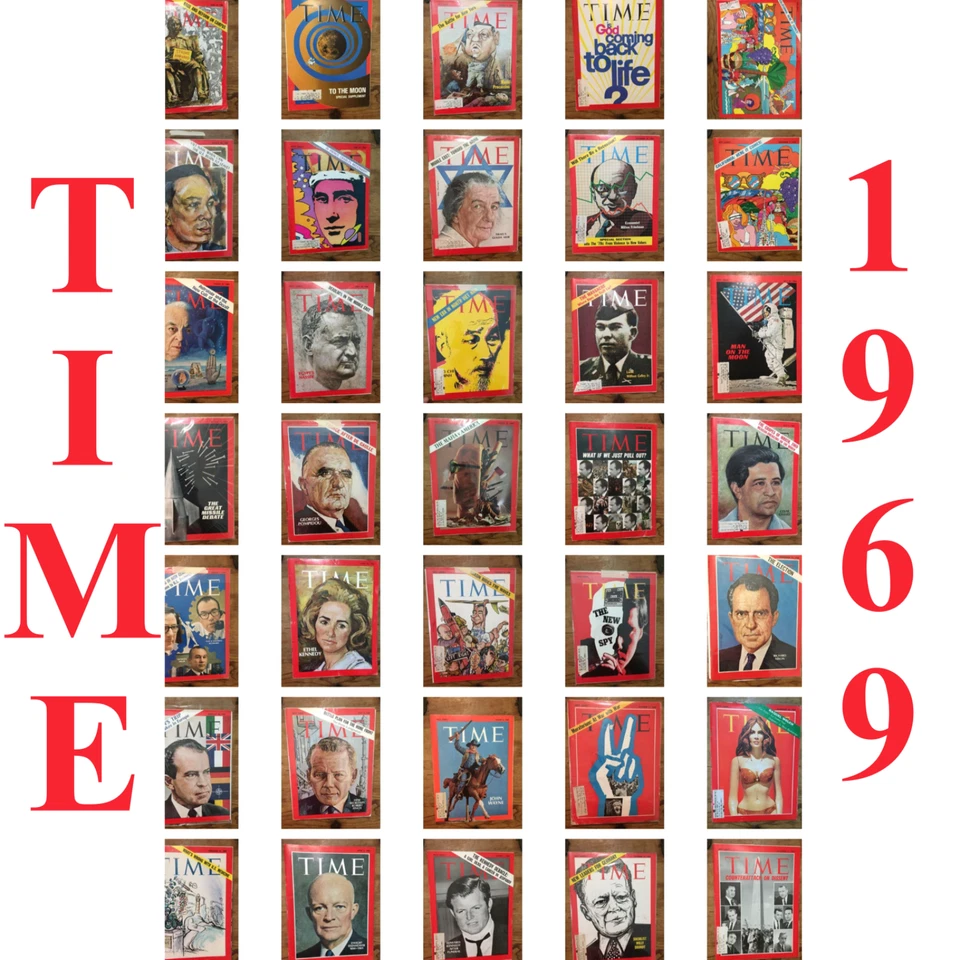 Vintage Time Magazine - 1969 - July to December - YOU PICK - Image 1 of 1