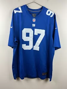 New York Giants Dexter Lawrence II #97 Nike Men's Royal Official NFL Game Jersey - Picture 1 of 8