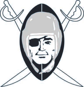 Calcomanía/pegatina de vinilo LAS VEGAS/OAKLAND RAIDERS ** 5 tamaños **  - Imagen 1 de 1