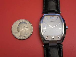 CONCORD SOLID STEEL LA SCALA TONNEAU 30MM MEN'S WATCH WITH DEPLOYMENT CLASP - Picture 1 of 8
