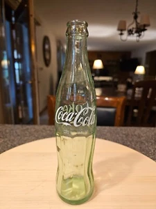 1969 DALLAS TEXAS TX Coca-Cola Vintage Green Glass 10 oz Bottle - Picture 1 of 7