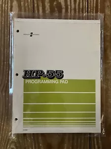 Hewlett Packard HP-55 Programming Pad - Picture 1 of 6