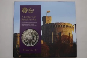 🧭 🇬🇧 UK GB Royal Mint 2017 £5 Windsor Centenary ROYAL MINT Pack B78 #154 - Picture 1 of 4