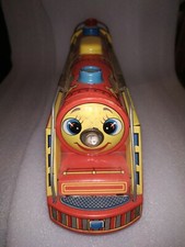 VINTAGE OLD BATTERY-OPERATED TIN TOY TRAIN MOUNTAIN SPEACIAL MASUDAYA JAPAN 1960