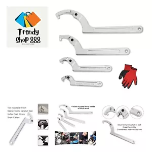 Adjustable Spanner Hook Wrench for Hydraulic Ram Cylinder, Mechanical Machine... - Picture 1 of 7