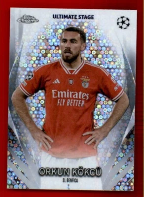 2023-24 Topps UEFA Club Competitions Ultimate Stage Chrome #USC8 Orkun Kokcu. - Image 1 of 2