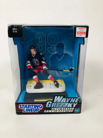 WAYNE GRETZKY NEW YORK RANGERS 1999 FINAL SEASON STARTING LINEUP FIGURINE Cover