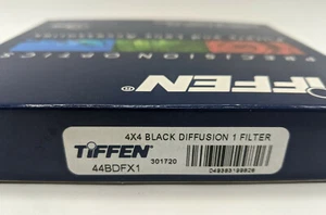 New Tiffen 4x4" Black Diffusion FX 1 Filter MFR #44BDFX1 - Picture 1 of 7