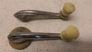 Pair of Front Manual Window Cranks for 1949 Plymouth - Picture 1 of 12
