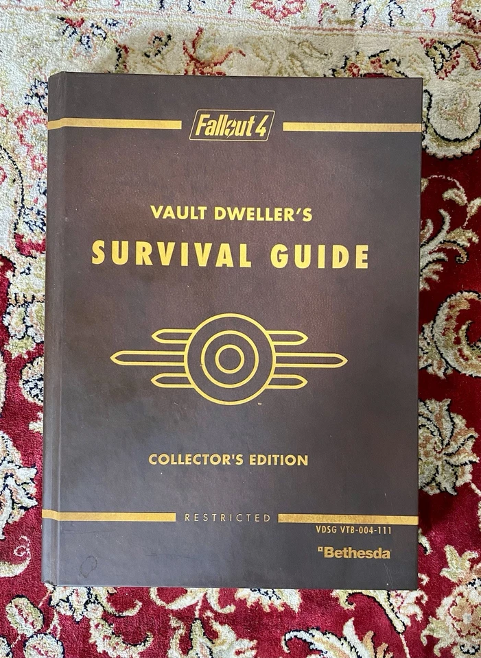 FALLOUT 4 VAULT DUELLER’S SURVIVAL GUIDE COLLECTORS EDITION + MAP + GAME - Image 1 of 3
