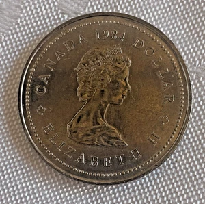 Moneda de un dólar de Canadá Jacques Cartier 1984 conmemorativa 250 de alta calidad - Imagen 1 de 10