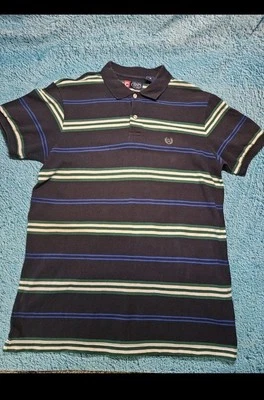 Ralph Lauren Chaps Polo Shirt Size Medium Striped - Image 1 of 4