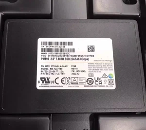 Original Samsung PM893 7.68TB SSD 2.5" SATA III 6Gb/s 7mm MZ7L37T6HBLA-00A07 - Picture 1 of 1