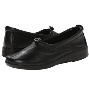 Arcopedico Damen Neu Queen II Halbschuhe EU 41 US 10 Schwarz Leder Slipper Neu ohne Karton - Bild 1 von 12