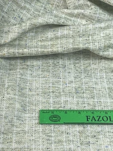 Vintage doppelt gestrickt grün Streifen Polyester Stoff 2-Wege-Stretch 2,75 Yards x 62" - Bild 1 von 7