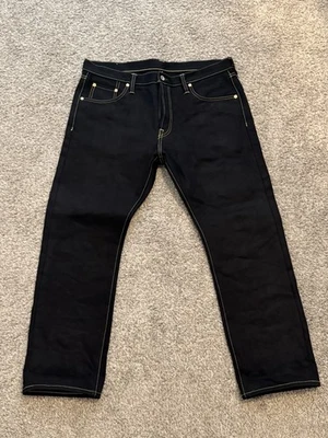 Iron Heart 777 25 OZ Ribete Denim Índigo/Negro 40 Cintura 30 Entrepierna  Foto 1 de 4