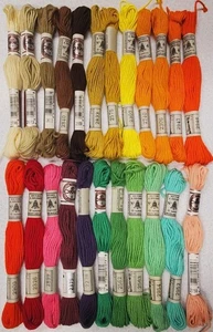 23 DMC Retors #4 Embroidery Floss Lot of 23 Different Colors E - Picture 1 of 5