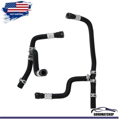 Heater Hose Set For 2007-2017 Buick Enclave Chevrolet Traverse GMC Acadia - Image 1 of 4