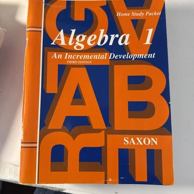 saxon algebra 1 (3rd edition) Answer Key Only (answers To Textbook & tests) - Image 1 of 4