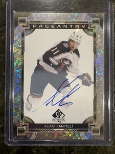 2024-25 SP Authentic Pageantry Auto Adam Fantilli #P-62 Columbus Blue Jackets - Picture 1 of 2