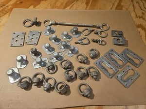 Lot Of Aircraft Cargo Fittings, Tie Down Rings - Bild 1 von 14