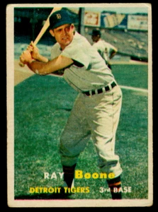 1957 Topps Set-Break #102 Ray Boone Tigers - Imagen 1 de 2