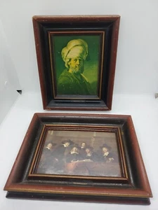 2 Vintage Antique REMBRANDT Photos 8.5×7 - Picture 1 of 14