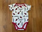 Arizona Cardinals NFL FOOTBALL SUPER AWESOME Infant Size 0-3M Baby Body Suit!