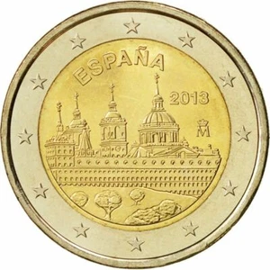 2013 Spain 2 Euro 2 € Great Monastery of the Escorial UNESCO , KM:1151 UNC COIN - Picture 1 of 2