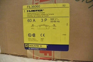 Interruttore Quadrato D FIL36060 3P 60a 600v 200kaic@480v I-Limiter Nuovo iN BoX - Foto 1 di 2
