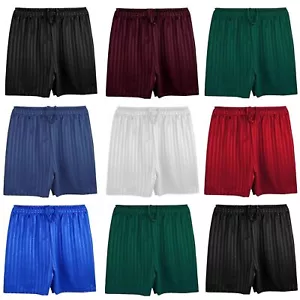 Boys Girls PE Shorts Kids School Unisex Sports Football Elasticated Waist Short - Picture 1 of 24