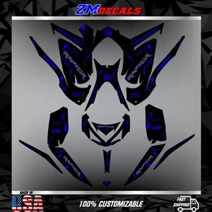 Fits Yamaha Raptor 700R Graphics Kit 2013 TO 2025 decal KIT stickers - Picture 1 of 4