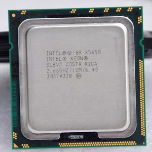 CPU Intel Xeon X5650 2,66 GHz/12 MB/6,40GT/s 95W LGA1366 zócalo B procesador CPU - Imagen 1 de 2