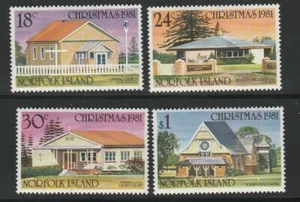 NORFOLK ISLAND STAMPS 1981 CHRISTMAS CHURCHES MNH -MISC22 -147 - Picture 1 of 1