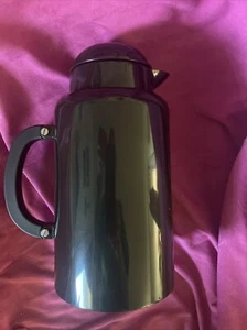 BODUM CHAMBORD THERMO VACUUM BOTTLE CARAFE PUSH BUTTON TOP STAINLES LINER 34OZ - Picture 1 of 4