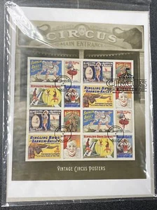FDC 4898-4905 Circus Sheet Of 16 First Day Of Issued 2014 - Picture 1 of 2