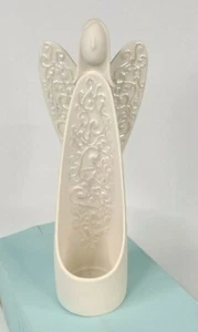 PartyLite SERENITY ANGEL P9629 Tealight Candle Holder 9 1/8" Tall Excellent - Picture 1 of 8