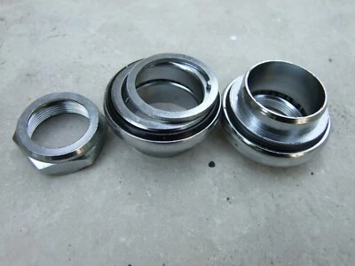 NOS, Old School MTB-1, TIOGA  Head Set 1", Chrome, Sealed Mechanism - Image 1 of 3